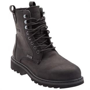 Wolverine Merlin-M Waterproof Black Crazy Deri Erkek  Bot