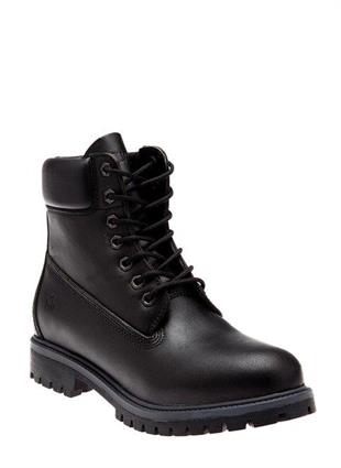 Wolverine Sheldon Black Deri Erkek Bot