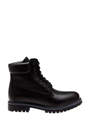 Wolverine Sheldon Black Deri Erkek Bot