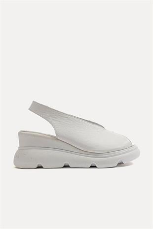 Zeyn Shoes 7672 Beyaz Kadın Ayakkabı