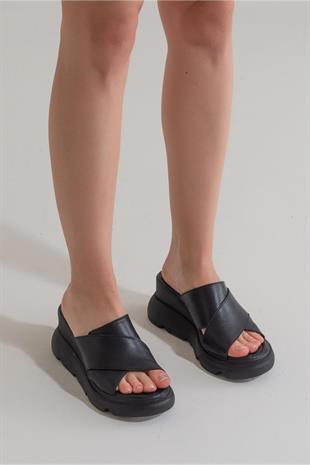 Zeyn Shoes 7673 Siyah Kadın Terlik