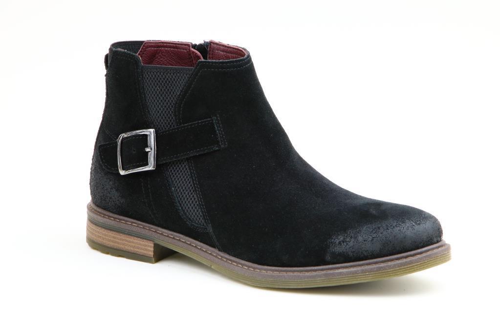 AyakkabıdaMarka 216214 Ant.11Siyah Nubuk Erkek Bot