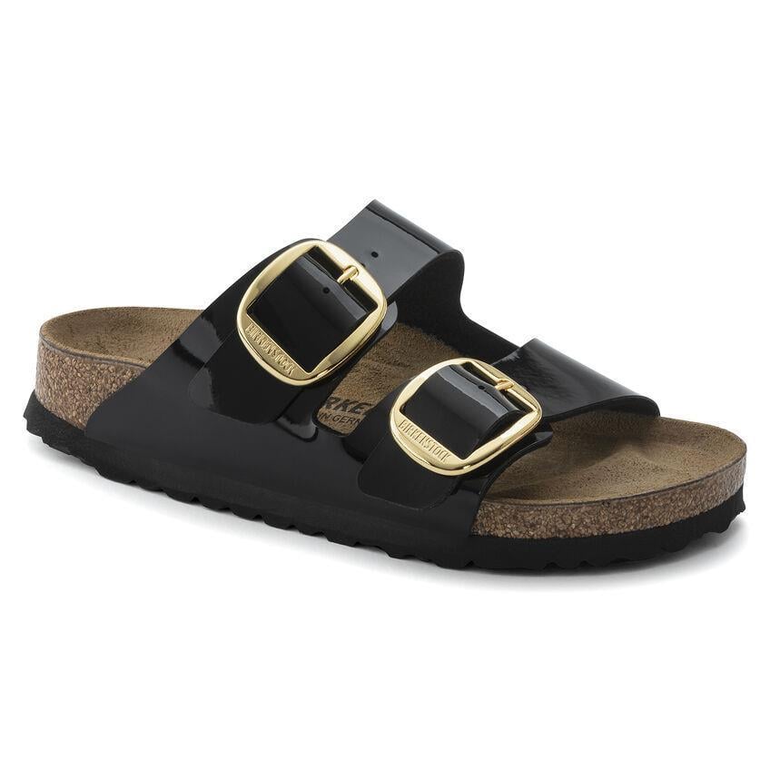 Birkenstock 1019817 Arizona Big Buckle Patent Black Kadın Terlik