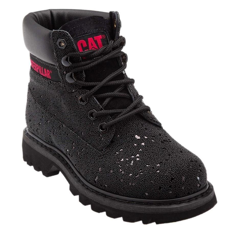 Caterpillar Colorado Black Glitter ( İridescent) Kadın Simli Bot