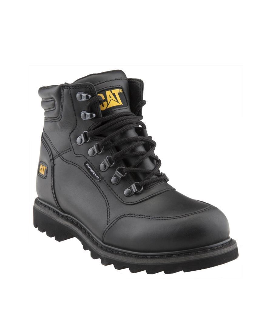 Caterpillar Grıdıron Wp Black Yağlı Deri Erkek Bot