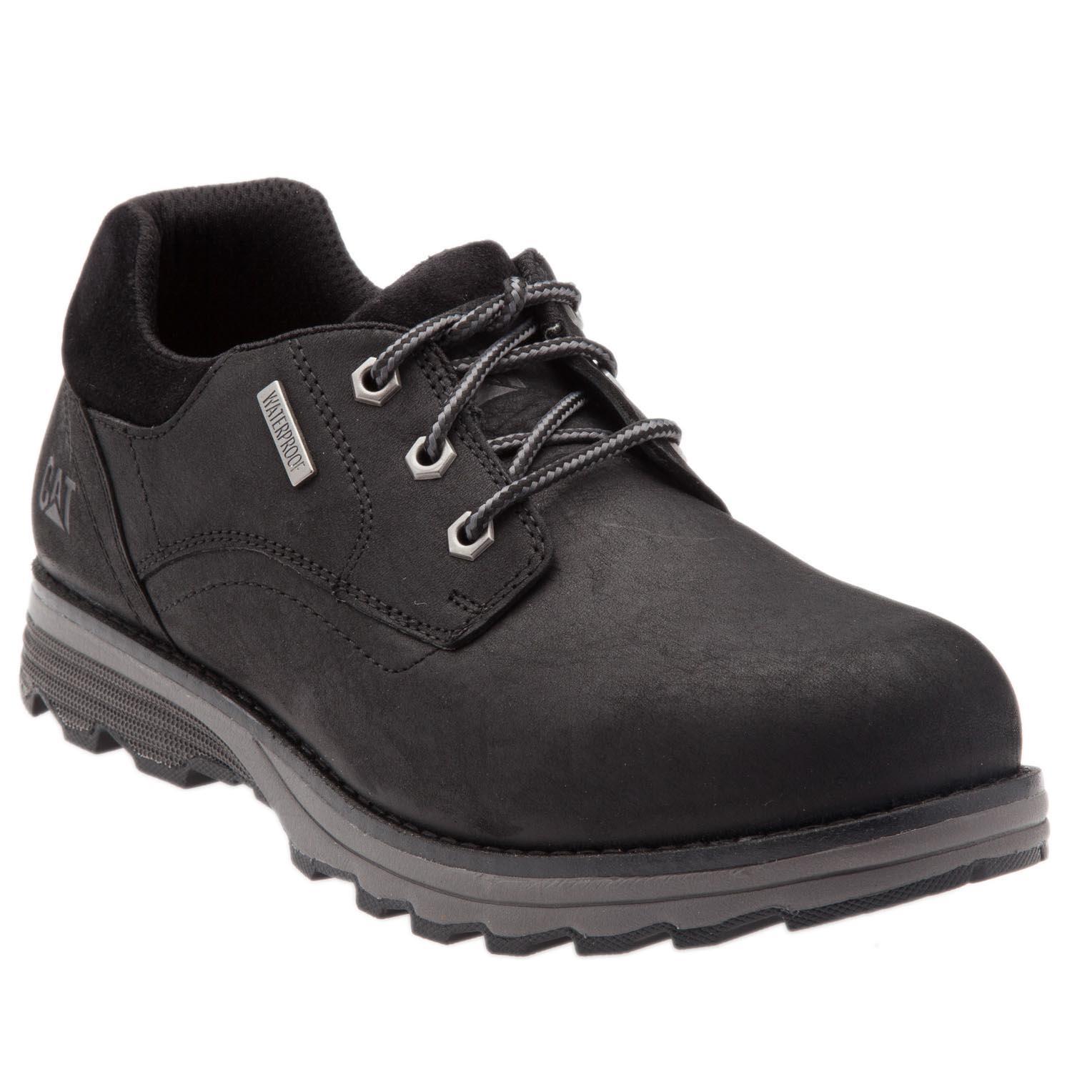 Caterpillar Prez Black Deri Waterproof Ease Tabanlı  Erkek Günlük Ayakkabı