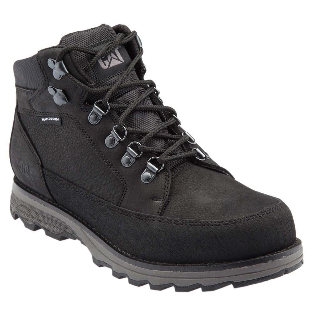 Caterpillar Provision Waterproof Black Nubuk Erkek Bot