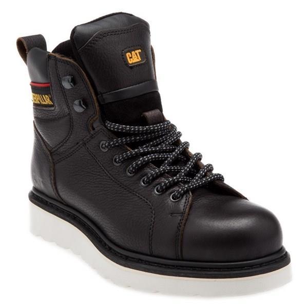 Caterpillar Reco Black Deri Erkek Bot