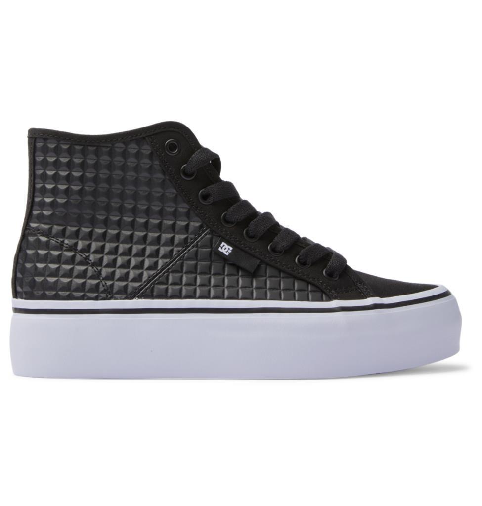 DC Shoes ADJS300296 Manual Hi Platform Battleship/Gum Kadın Sneaker