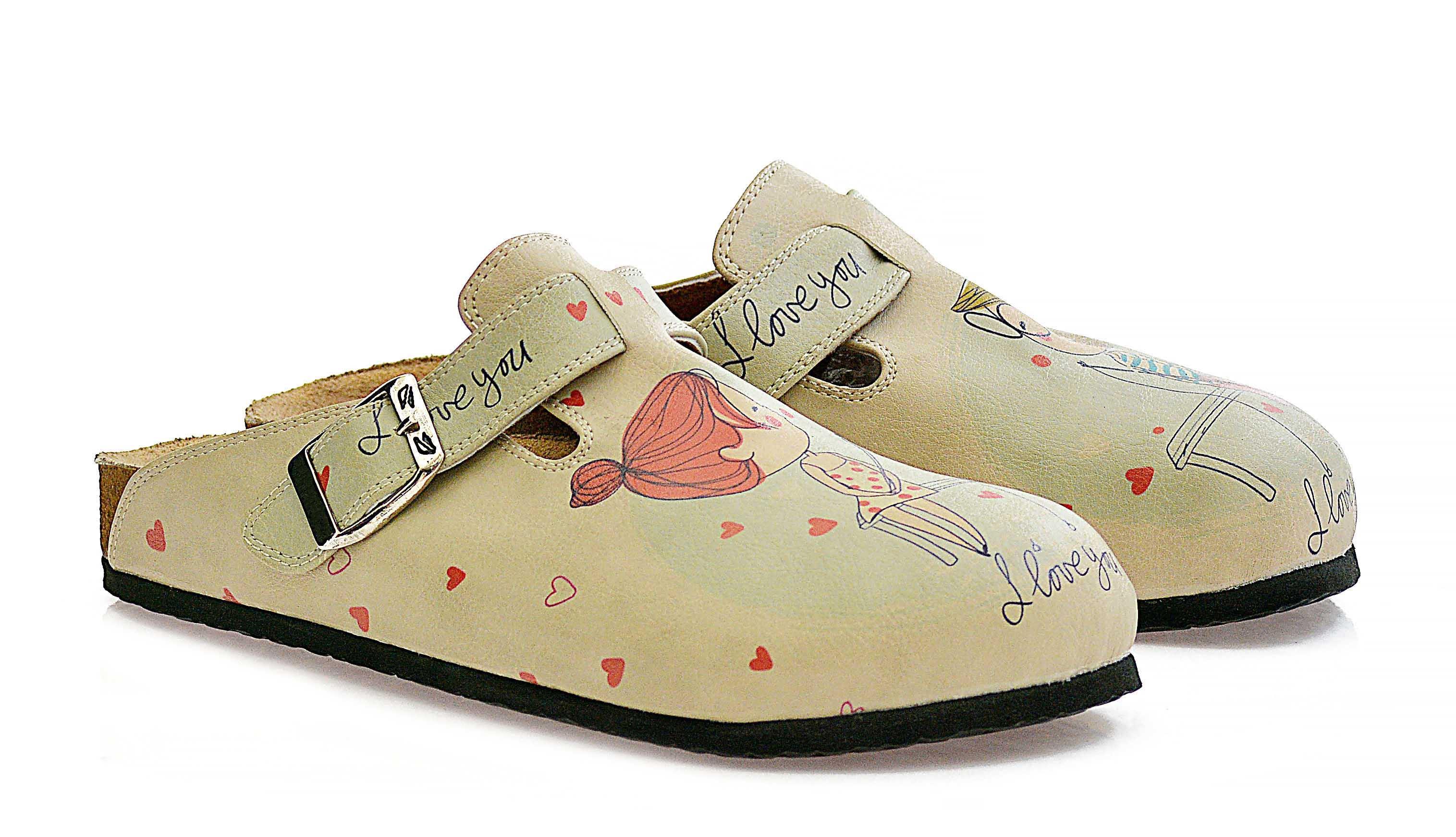 Goby CAL307 Bej Kadın Terlik