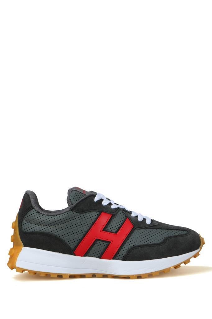 Hammerjack 101 22505-Z Meri Siyah/Kırmızı Kadın Sneaker