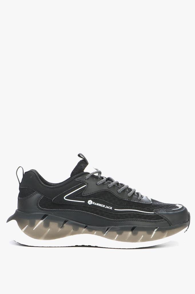Hammerjack 101 24122-M Fernand Siyah/Beyaz Erkek Sneaker