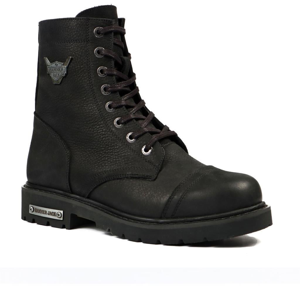 HammerJack 102 18505-G Siyah Dock Step Kadın Bot
