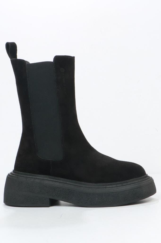 Hammerjack 455 2328-Z Sorte Siyah Süet Kadın Bot
