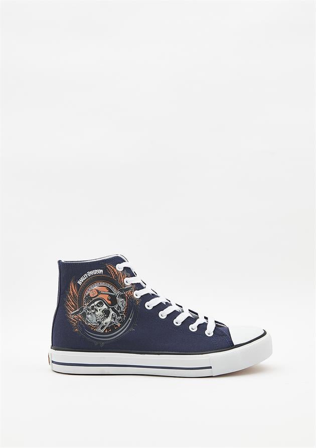 Harley Davidson 023M100358 Pittsburgh Navy Erkek Sneaker