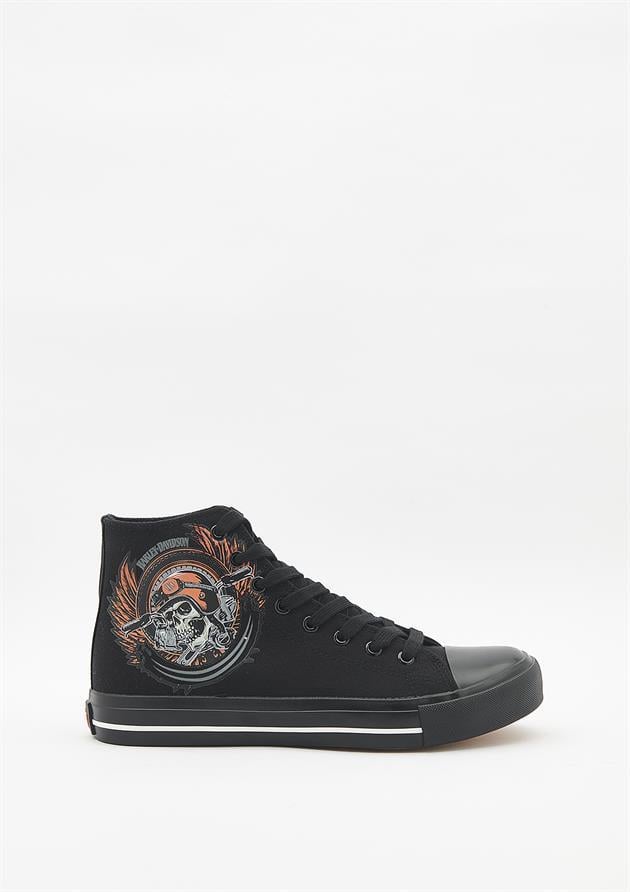 Harley Davidson 023M100358 Pittsburgh Black Erkek Sneaker