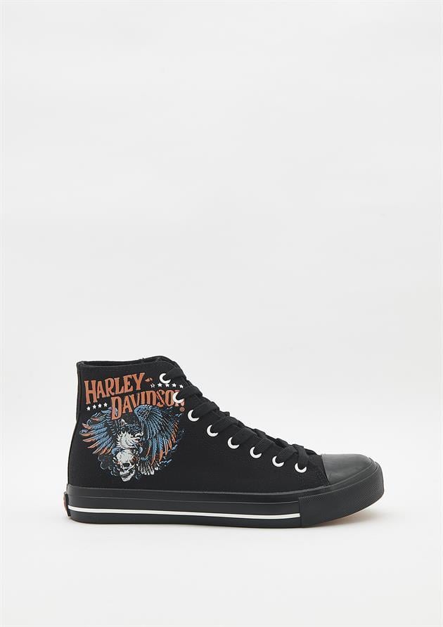Harley Davidson 023M100359 Phoenix Black Erkek Sneaker
