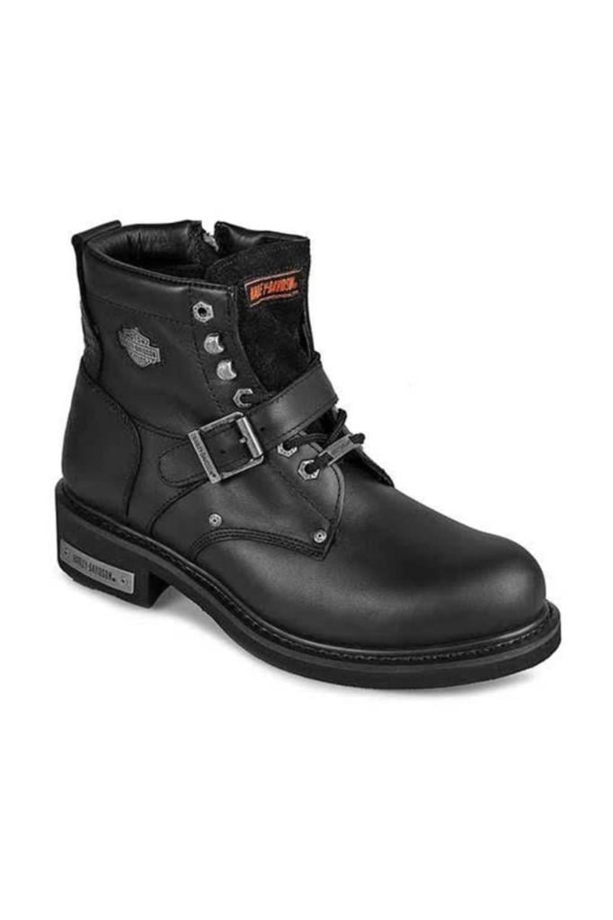 Harley Davidson 025G100388 Jimson Hi Zıp Black Deri Kadın Bot