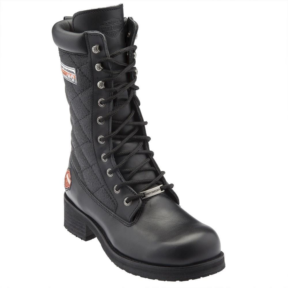 Harley Davidson 025Z100217 Rose Black Yağlı Deri Kadın Bot