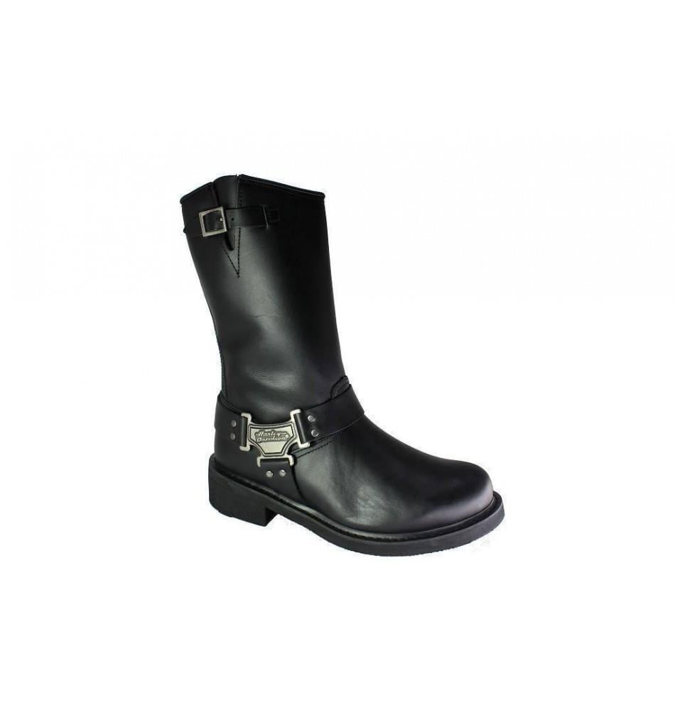 Harley Davidson Bailey Black Deri Erkek Çizme