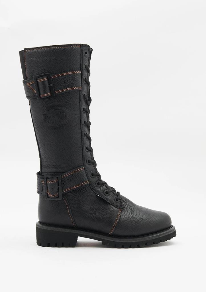 Harley Davidson Belhaven Waterproof Black Kadın Çizme