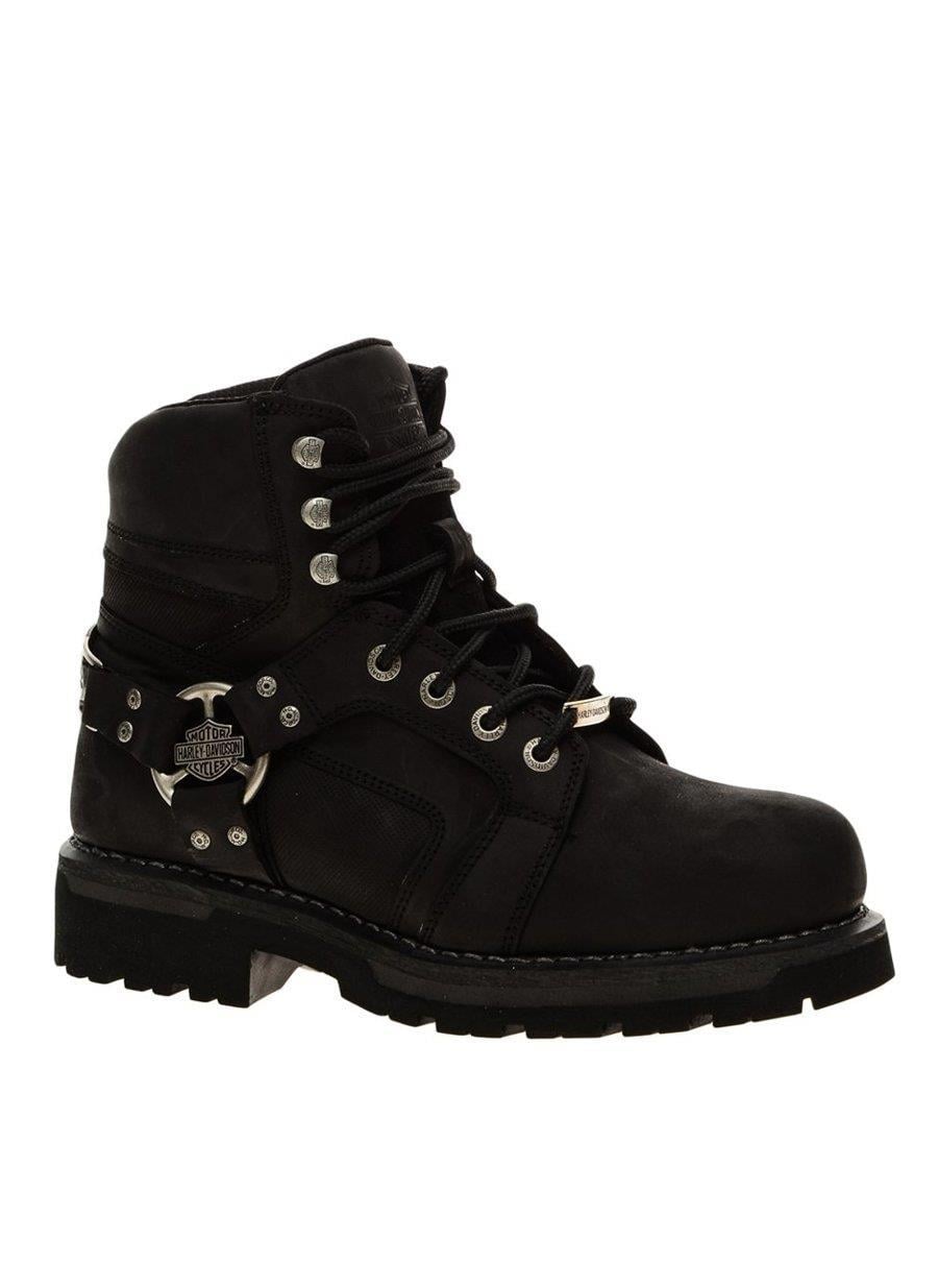 Harley Davidson Edgemor Black Crazy Deri Erkek Bot