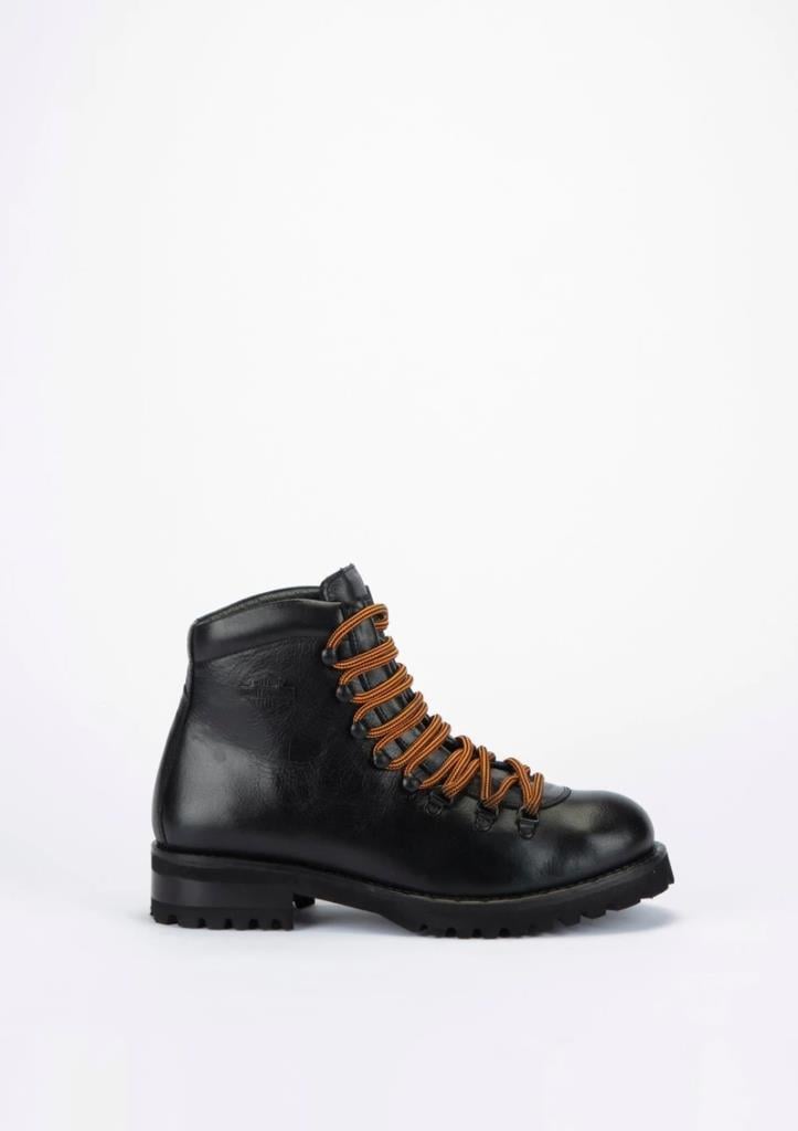 Harley Davidson Notley Black Deri Erkek Bot