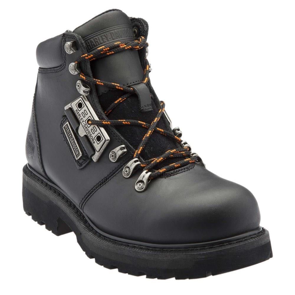 Harley Davidson Templin Lo Black Nubuk Erkek Bot