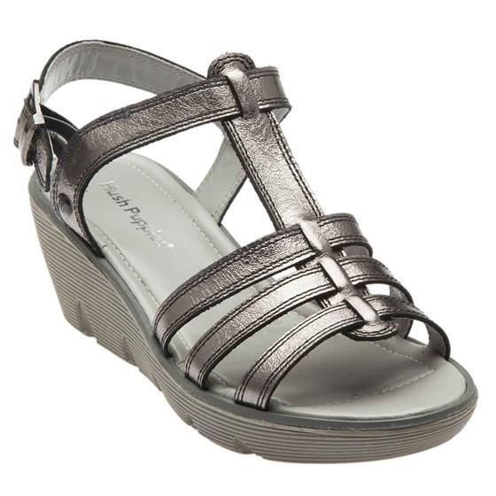 Hush Puppies 031Z101723 Clara Triple Anthracite Kadın Sandalet