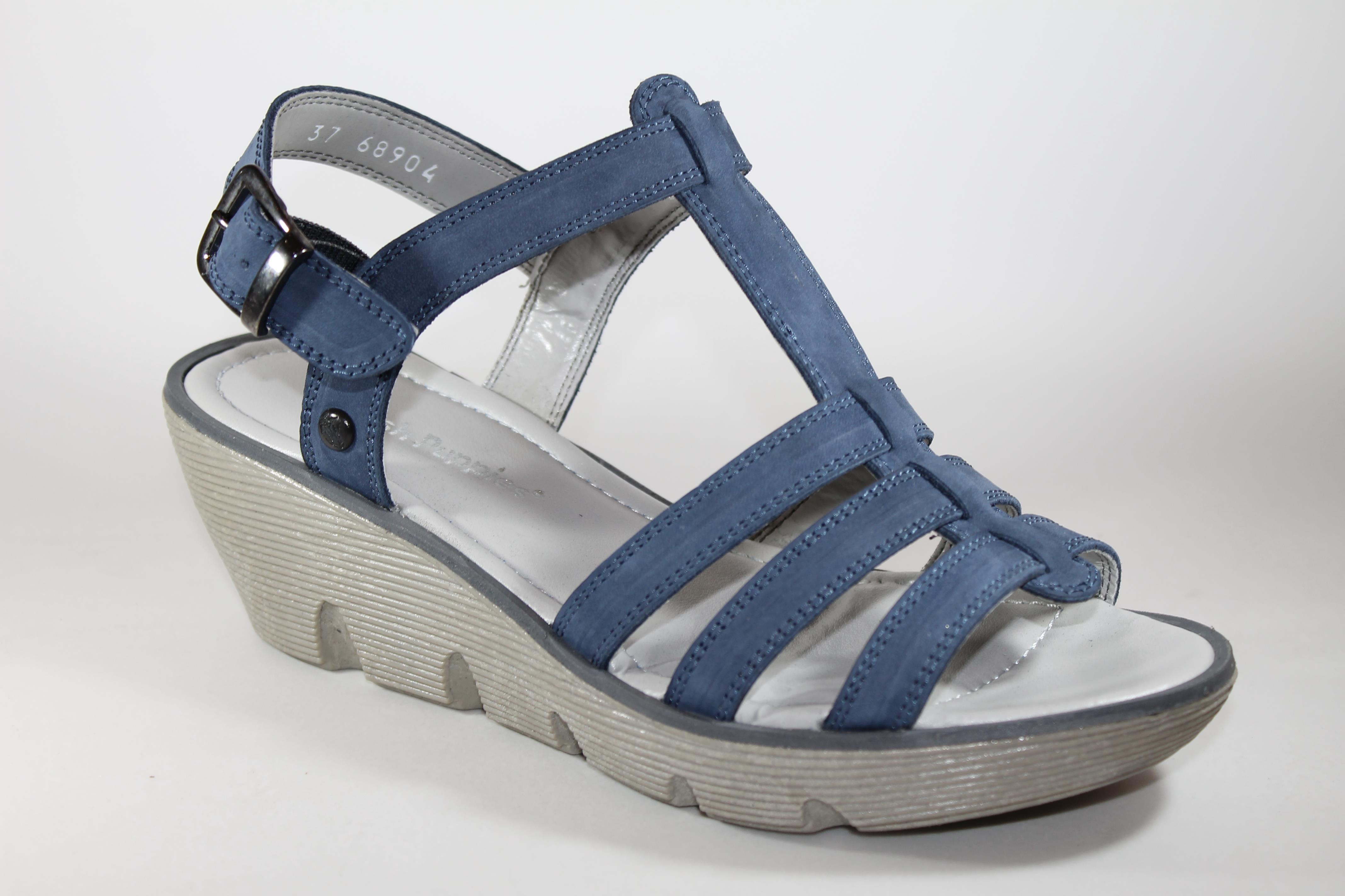 Hush Puppies 031Z101723 Clara Trıple Navy Nubuk Kadın Sandalet