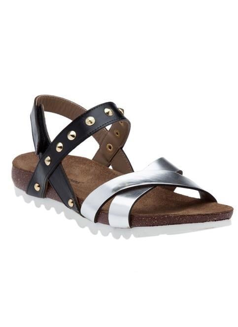 Hush Puppies 031Z1469 Gray Silver Deri Kadın Sandalet