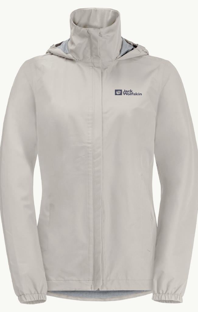 Jack Wolfskin 1111202_5609 Stormy Point 2L JKT W Dove Kadın Outdoor Ceket