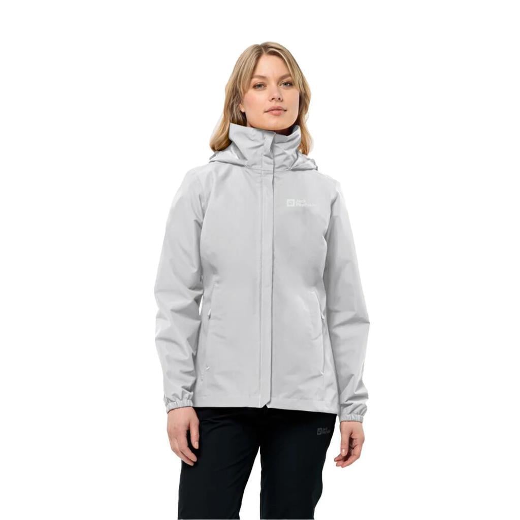 Jack Wolfskin 1111202_6709 Stormy Point 2L JKT W Cool Grey Kadın Outdoor Ceket