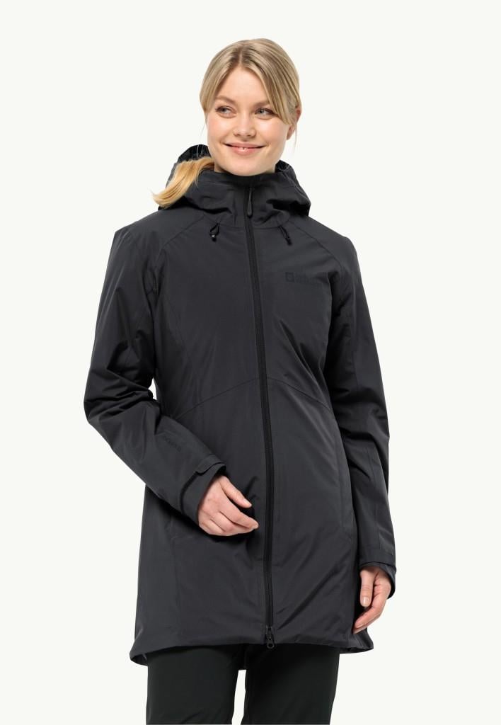 Jack Wolfskin 1115681_6000  Heidelstein Ins JKT W Black Kadın Outdoor Ceket