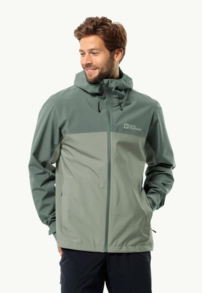 Jack Wolfskin 1115892_4137 Weiltal 2L JKT M Mint Leaf Erkek Outdoor Ceket