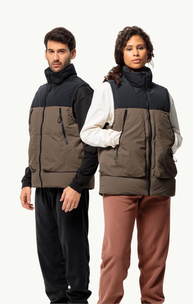 Jack Wolfskin 1207621_4610 Dellbrueck Vest Chestnut Erkek Outdoor Yelek