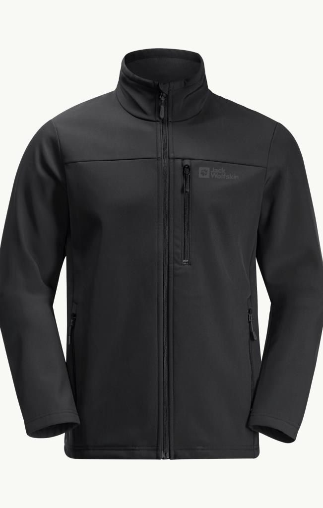 Jack Wolfskin 1305802_6000 Whirlwind Men Black Erkek Outdoor Ceket