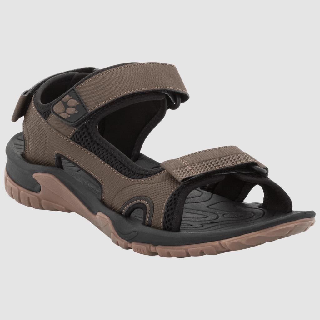 Jack Wolfskin 4019011 LakeWood Cruise Dark Wood Erkek Sandalet