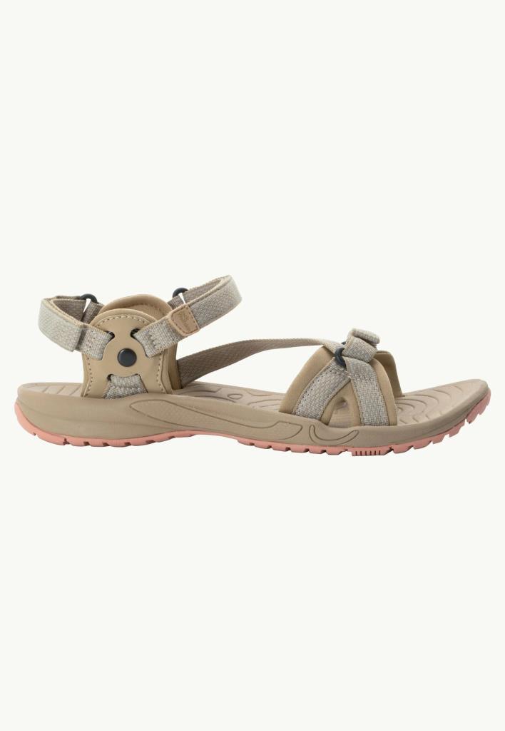 Jack Wolfskin 4019041_5156 Lakewood Ride Sandal W Sandal Storm Kadın Sandalet