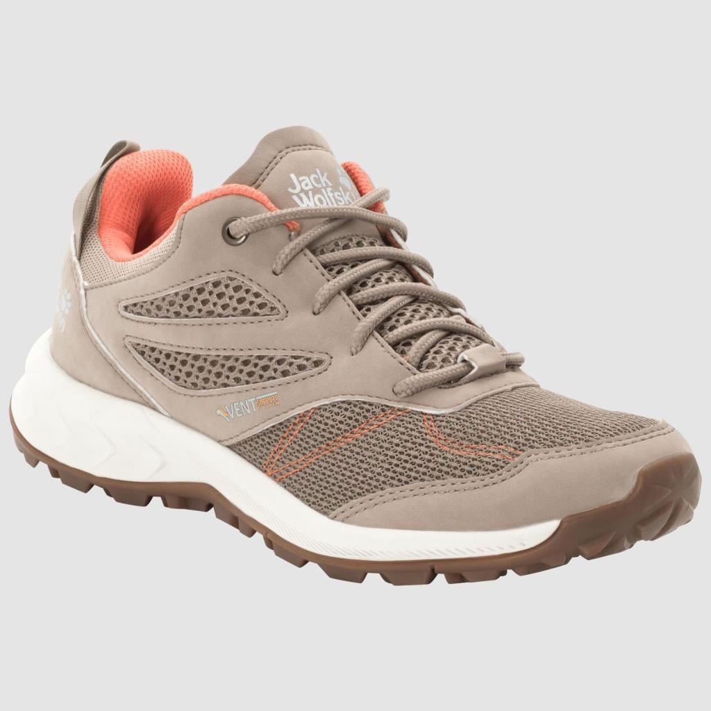 Jack Wolfskin 4039251 Woodland Went Low W Clay/Pink Kadın Outdoor Ayakkabı