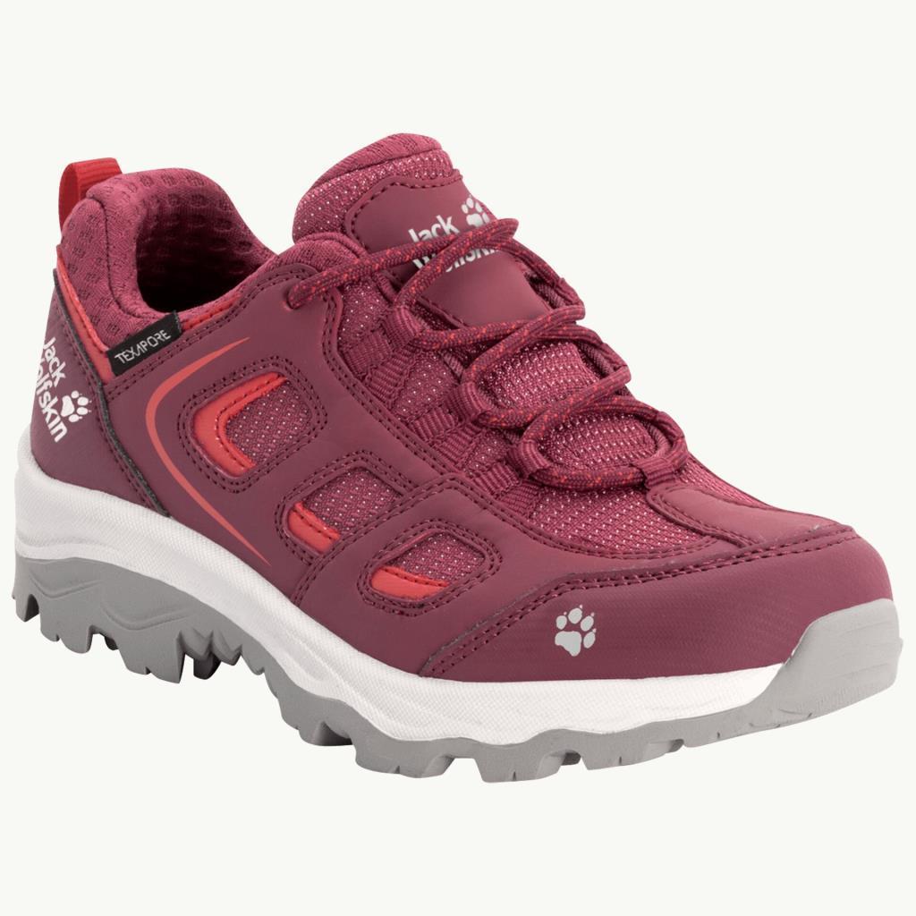 Jack Wolfskin 4042191_2822_350 Vojo Texapore Low K Burgundy/Red Kadın Outdoor Ayakkabı