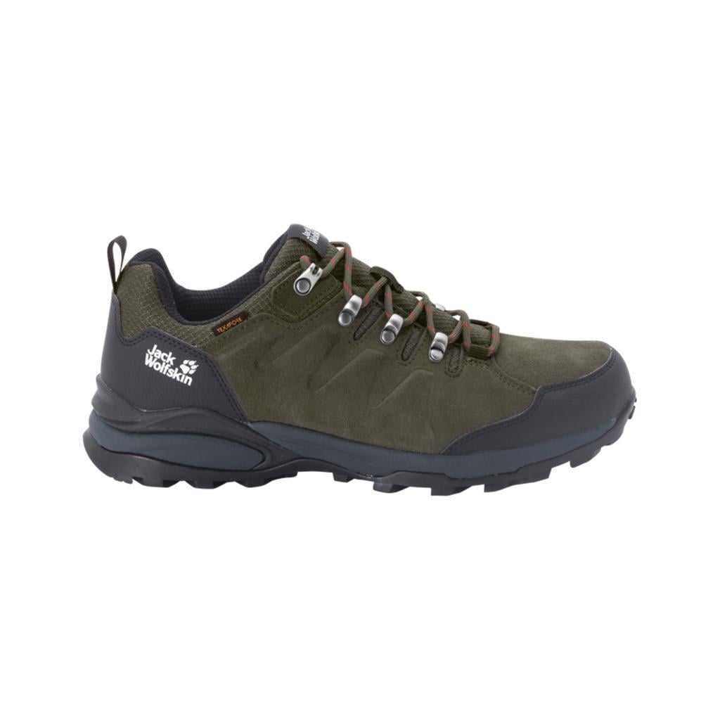 Jack Wolfskin 4049851 Refugio Texapore Low M Khaki/Phantom Erkek Outdoor Ayakkabı