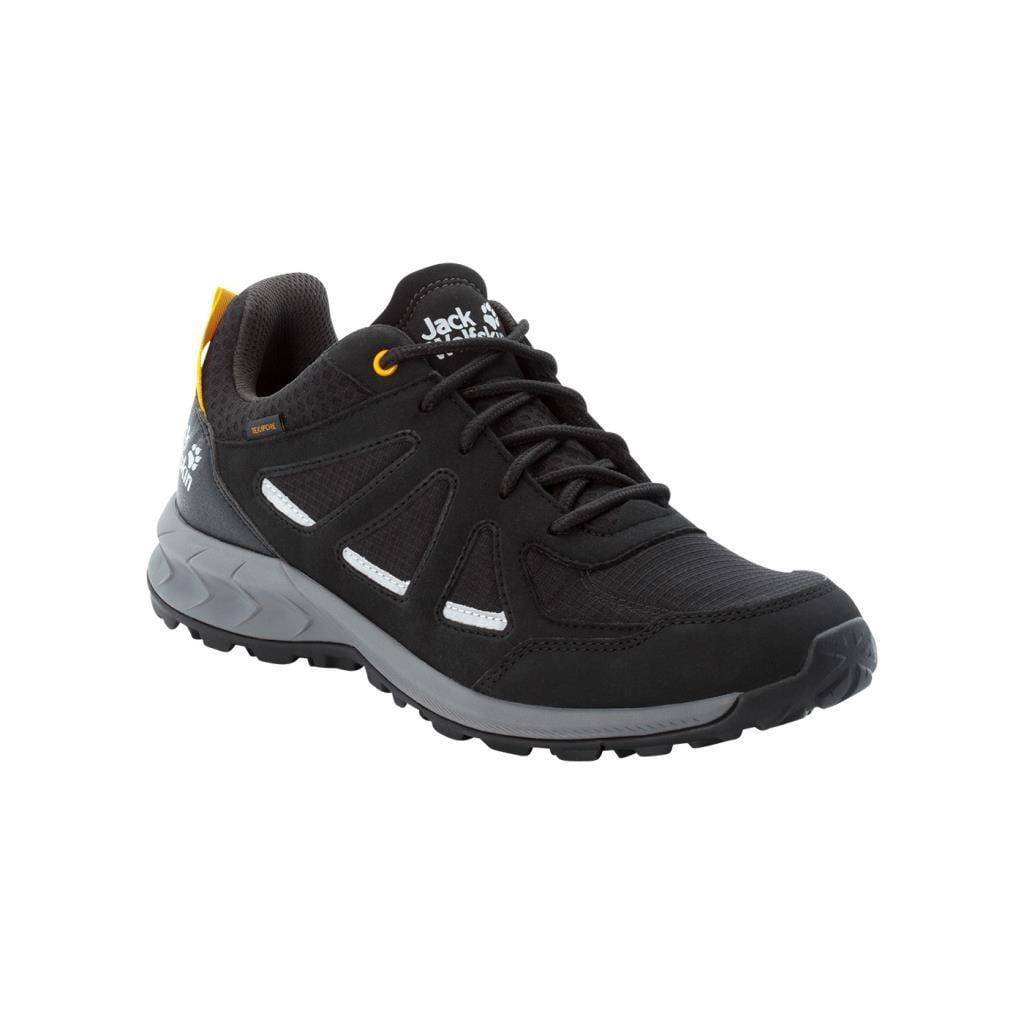 Jack Wolfskin 4051271 Woodland 2 Texapore Low M Black/Burly Yellow XT Erkek Outdoor Ayakkabı