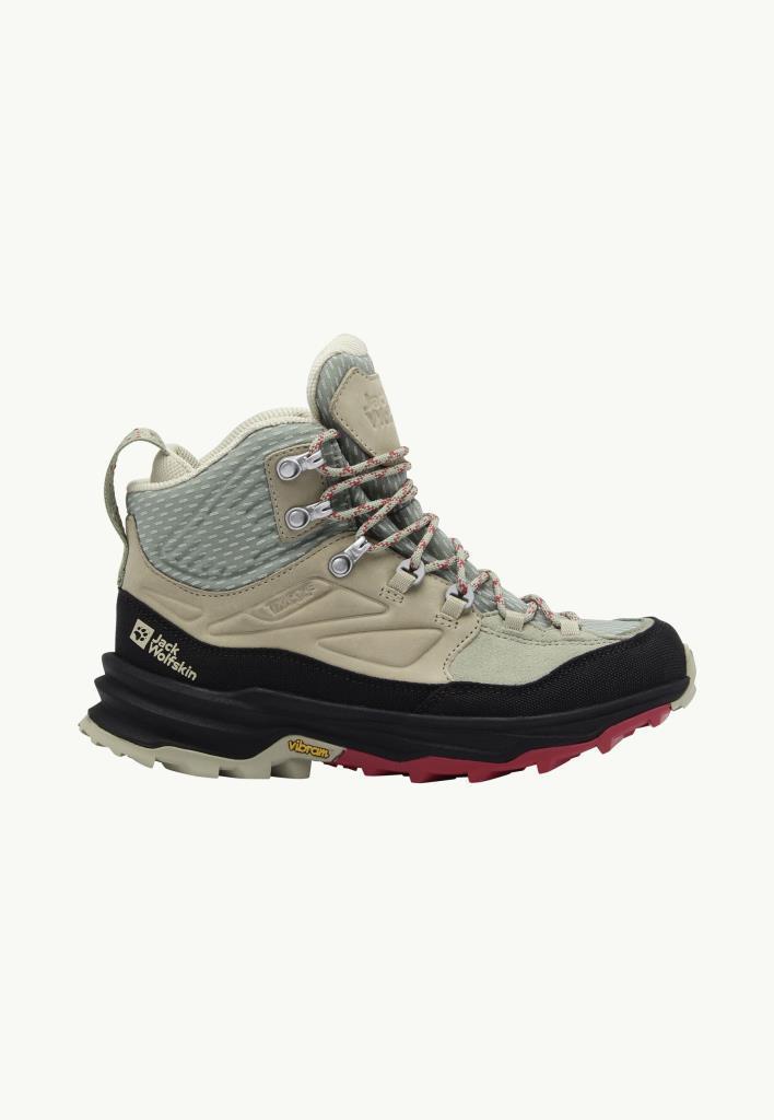Jack Wolfskin 4064311_4137_F06 Cyrox Texapore Mid W Mint Leaf Kadın Outdoor Bot