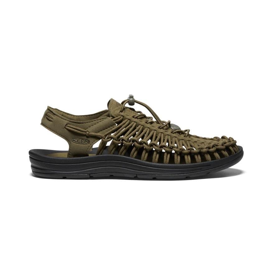 Keen 1023381 Uneek Dark Olive/Black Erkek Sandalet