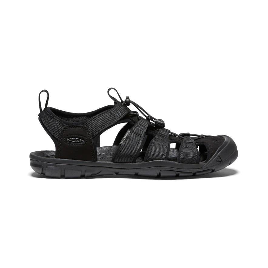 Keen 1026311 Clearwater CNX Triple Black Erkek Sandalet