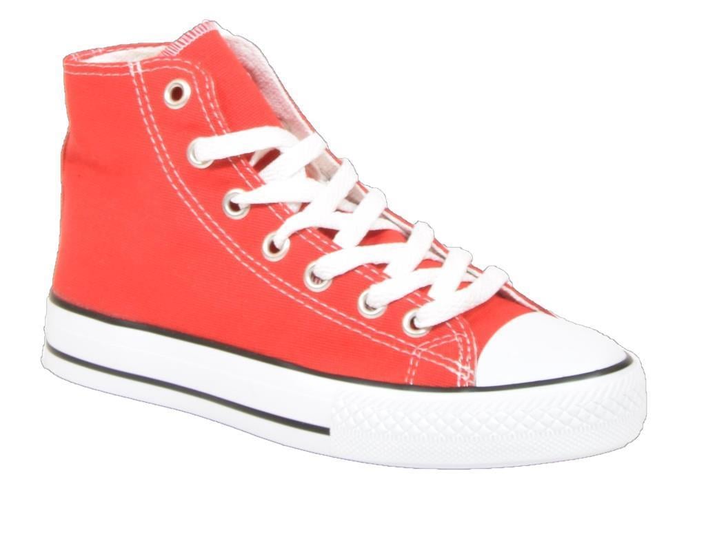Kuum K8804 Kırmızı Bilekli Converse Kadın Spor Ayakkabı