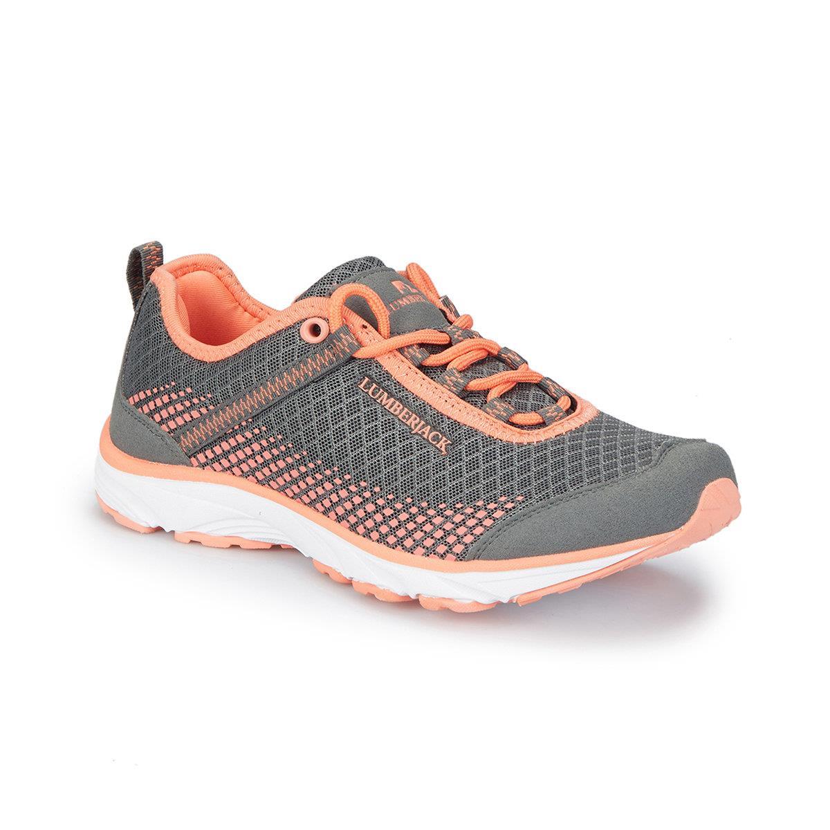 Lumberjack 100236647 Dare Gri-Gelincik Bayan Spor Ayakkabı