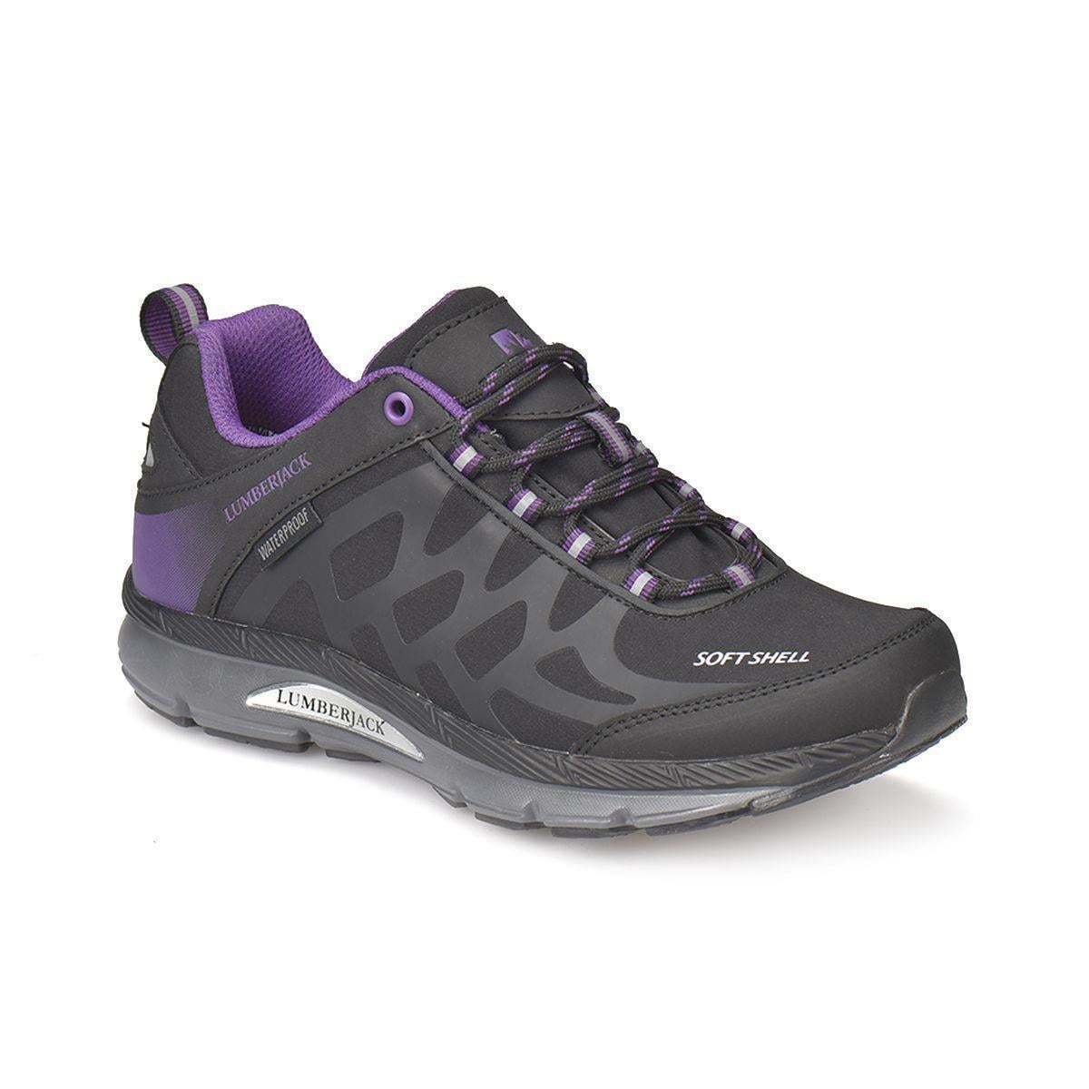 Lumberjack  100420837 Ursa Siyah-Mor Waterproof Bayan Outdoor ayakkabı