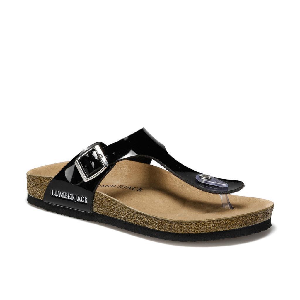 Lumberjack Bite 100414647 Siyah Rugan Kadın  Terlik